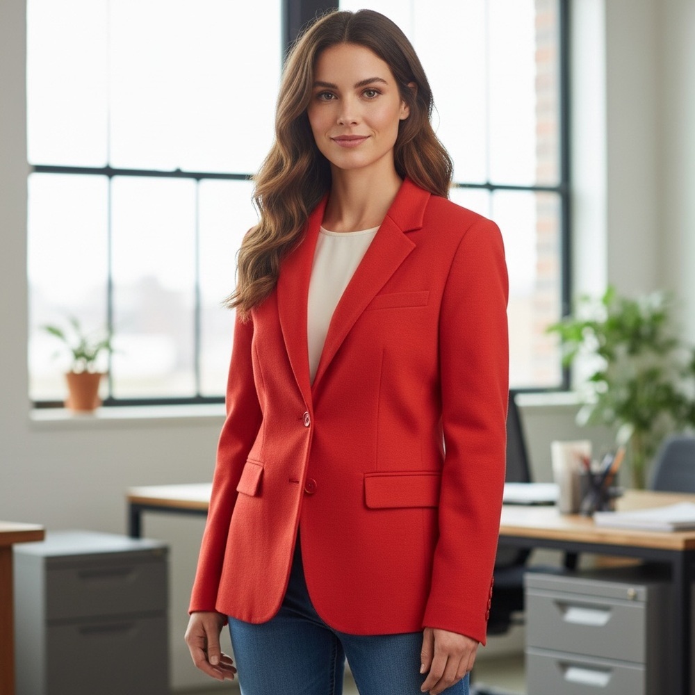 Pendleton Wool Classic Blazer Size 12 academia equestrian office preppy